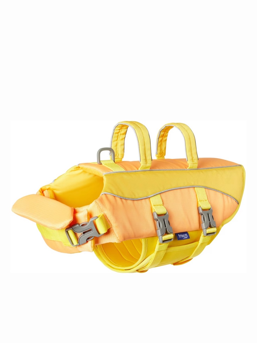 Frisco Ripstop Dog Life Jacket, Yellow/Peach, X-Small